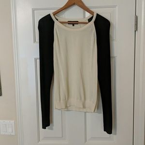 Light black and cream sweater